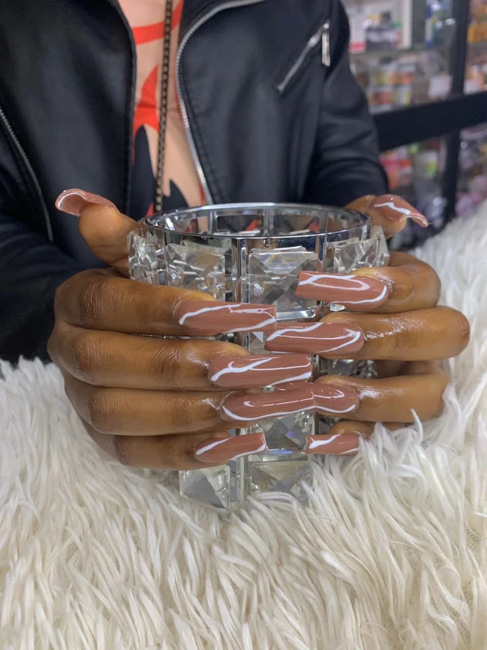 Luxury pedicure with blush pink gel polish by Vals Beauty Hub Gatineau