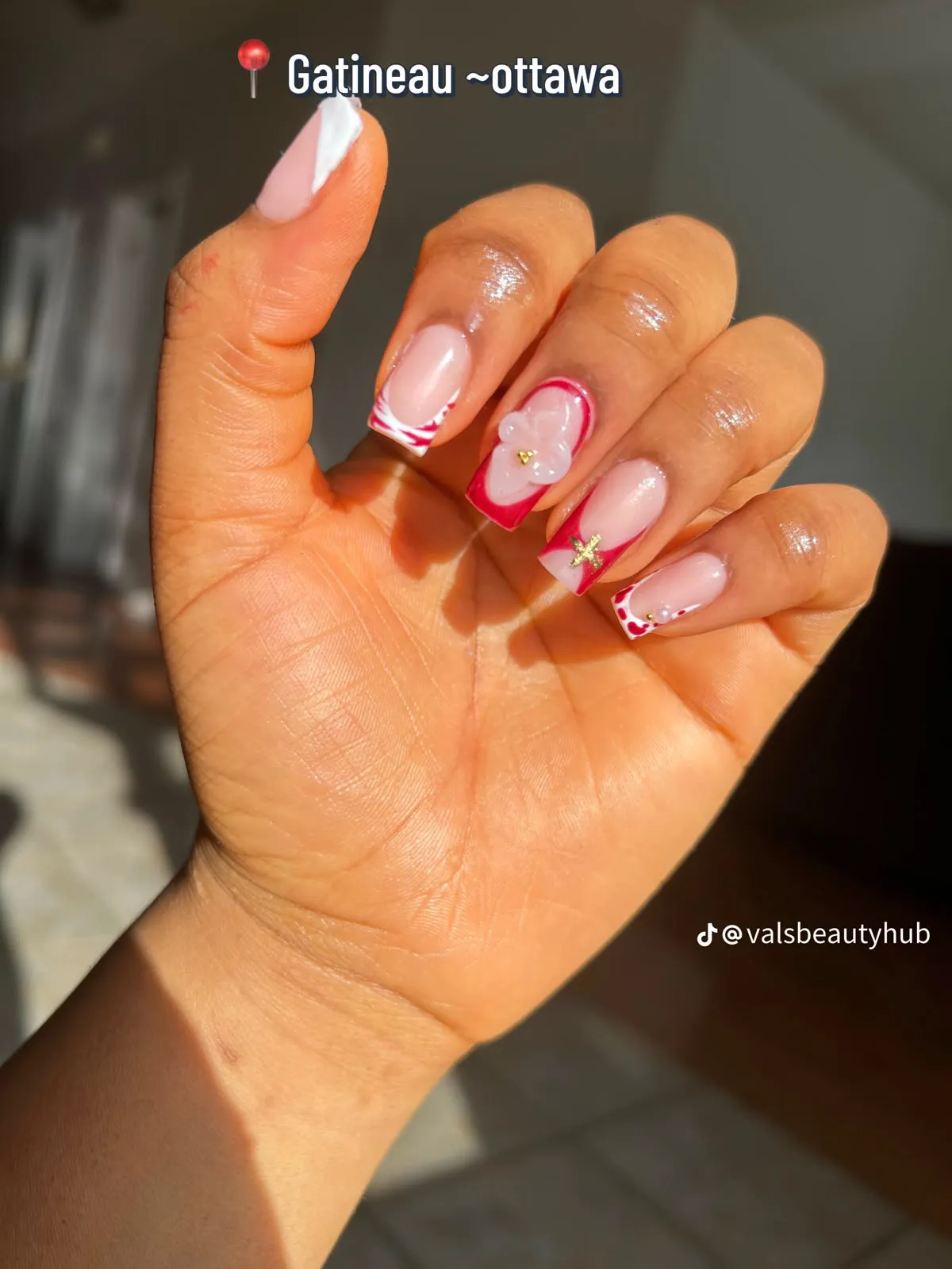 Relaxed nail service experience at Vals Beauty Hub Ottawa